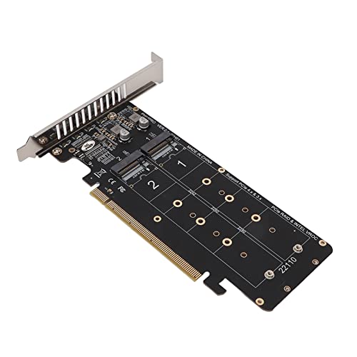 Tarjeta PCIE X16 a M.2 M Key Topiky con disipador de calor avanzado para SSD NVMe