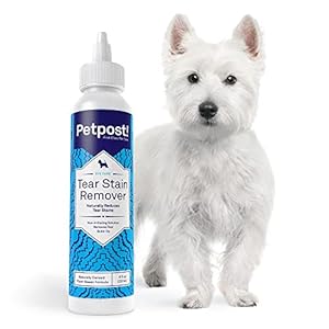 Petpost | Tränenfleckentferner für Hunde und Katzen – Die Beste und natürlichste Reinigung für weißes Fell – Sanfte und Sensitive Augenreiniger ohne Chemikalien – Beruhigendes Kokosöl – 230 ml