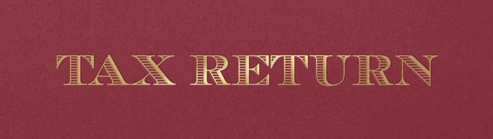 The Gallery Collection, 25 Count, Burgundy, Tax Return Pocket Folders, Gold Foil Stamped, for Tax Professionals (9 x 12)