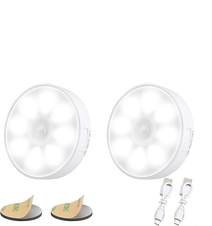 Motion Sensor Light,Rechargeable Adhesive Led Night Light for Kit...