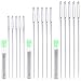 15 Large-Eye Hand Sewing Needles - 3 Sizes Big Eye Stitching Needles and 3 Clear Storage Tubes