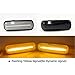 BAKUGO 2Pcs LED Dynamic Side Marker Light Turn Signal Lamp for Honda Civic EK 2/3/4d 1995-1999 Ballade CRV-Smoke Shell||No Dynamic