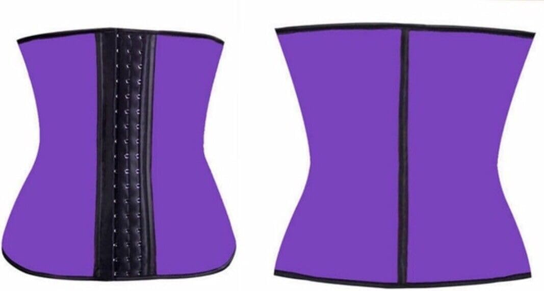 Women's Waist Trainer Corset for Everyday Wear Steel Boned Tummy Control Body Shaper with Adjustable Hooks-its a Free Size Belt Set of 2