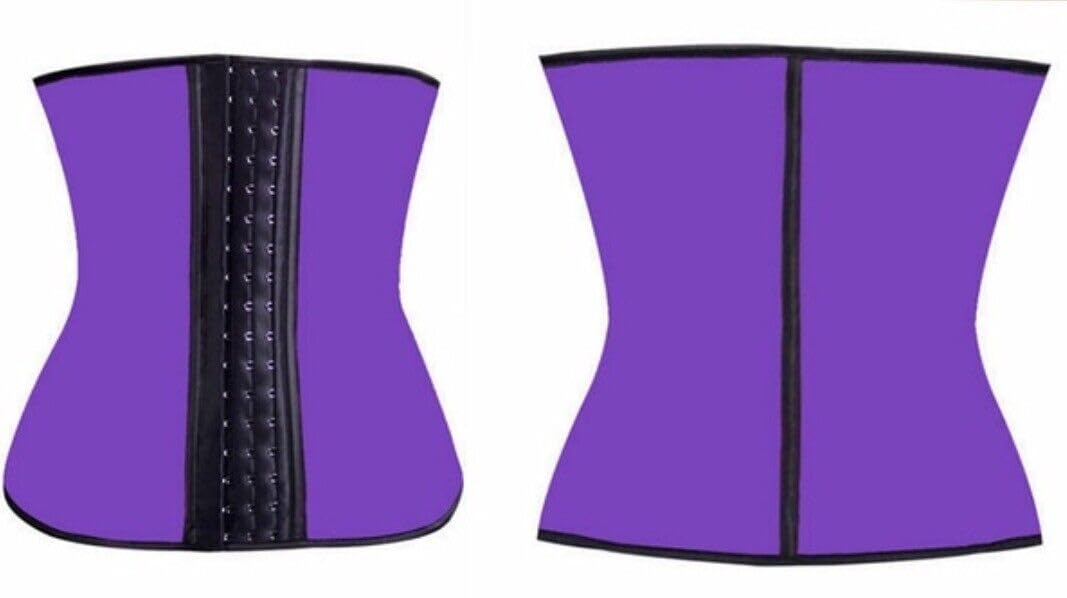 TUZECHWomen's Waist Trainer Corset for Everyday Wear Steel Boned Tummy Control Body Shaper with Adjustable Hooks-its a Free Size Belt Set of 2