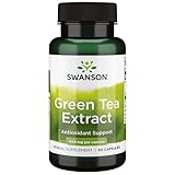 Swanson Green Tea Extract 500 Milligrams 60 Capsules