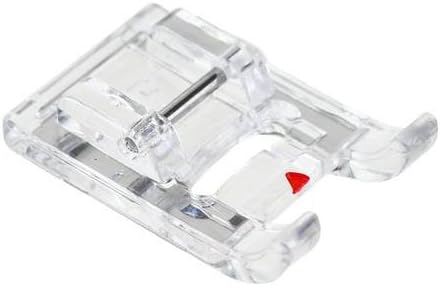 ZIGZAGSTORM 859806011 Snap On Satin Stitch Presser Foot (F) for Elna,Janome Sewing Machine - 859806011