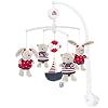 Fehn Musik Mobile Ocean Club – Baby Einschlafhilfe Musikspielzeug mit süßen Tieren – Babymobile Spieluhr Melodie “Der Mond ist aufgegangen” – Musikmobile Babybett Spielzeug für Babys von 0–5 Monaten