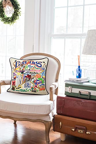 Catstudio Dallas Embroidered Decorative Throw Pillow #TOP3