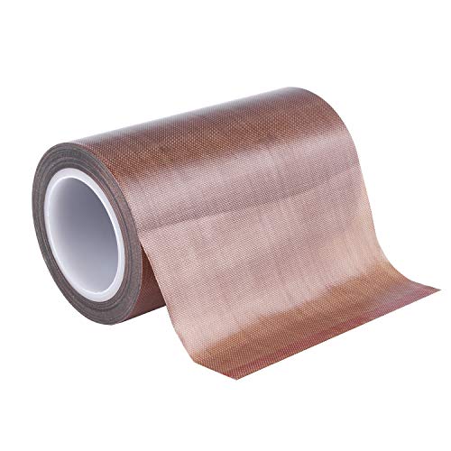 Teflon Tape/PTFE Tape for Vacuum Sealer Machine,Hand and Impulse Sealers (4-inch x 33 Feet)-Suitable for FoodSaver, Seal A Meal, Weston, Cabella's and Many More