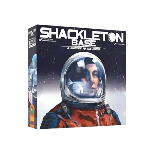 Grok Games Shackleton Base: Uma jornada para a Lua, Jogo de Tabuleiro, 1 a 4 Jogadores