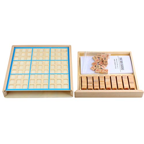 Larcele Wooden Number Puzzles Sudoku Board Games Sd-02 #TOP3
