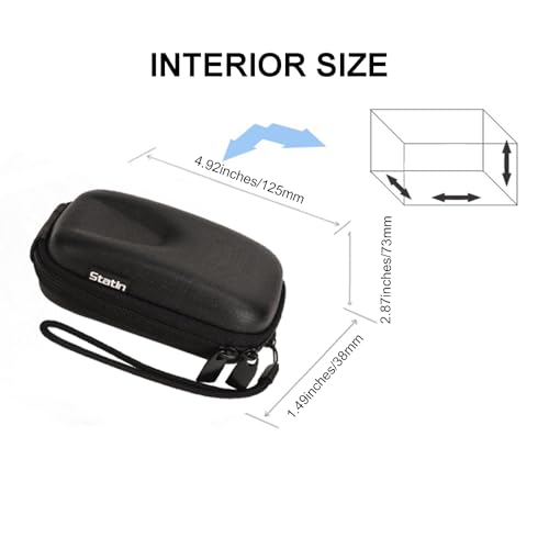 svatin Digital Camera Case,Small Hard Shell Camera Lens Bag,Waterproof Carrying Camera Accessories Protective Storage Holder for Canon G7X2 G7X3 RX100m3/m6 ZV1
