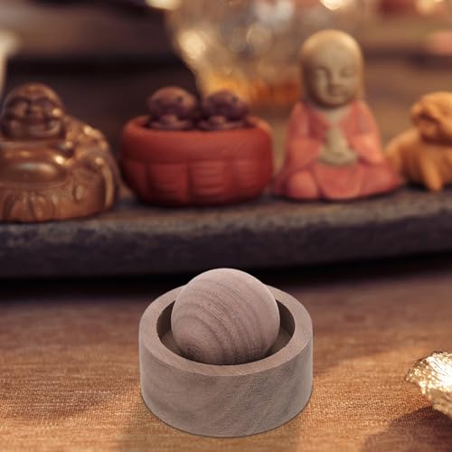 Set 4 difusores de aromas de madera natural, aroma pasivo miniatura 5