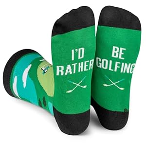 Shintrend Funny Socks for Men & Women, Birthday Gifts for Golf Football Novelty Socks for Christmas