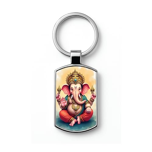 Image of Premium Printed Metal Keychain for Men & Women | High-Definition Artwork Print | Durable Key Ring for Car, Bike, Home & Office Keys | Stylish Decorative Key Holder Gift