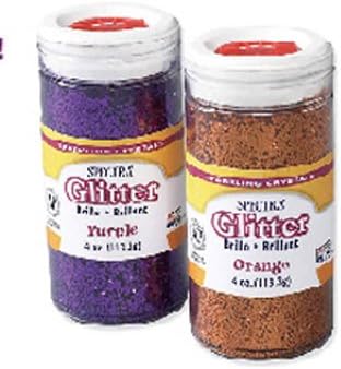 Spectra Glitter, .04 Hexagon Crystals, Silver, 16 oz Shaker-Top Jar