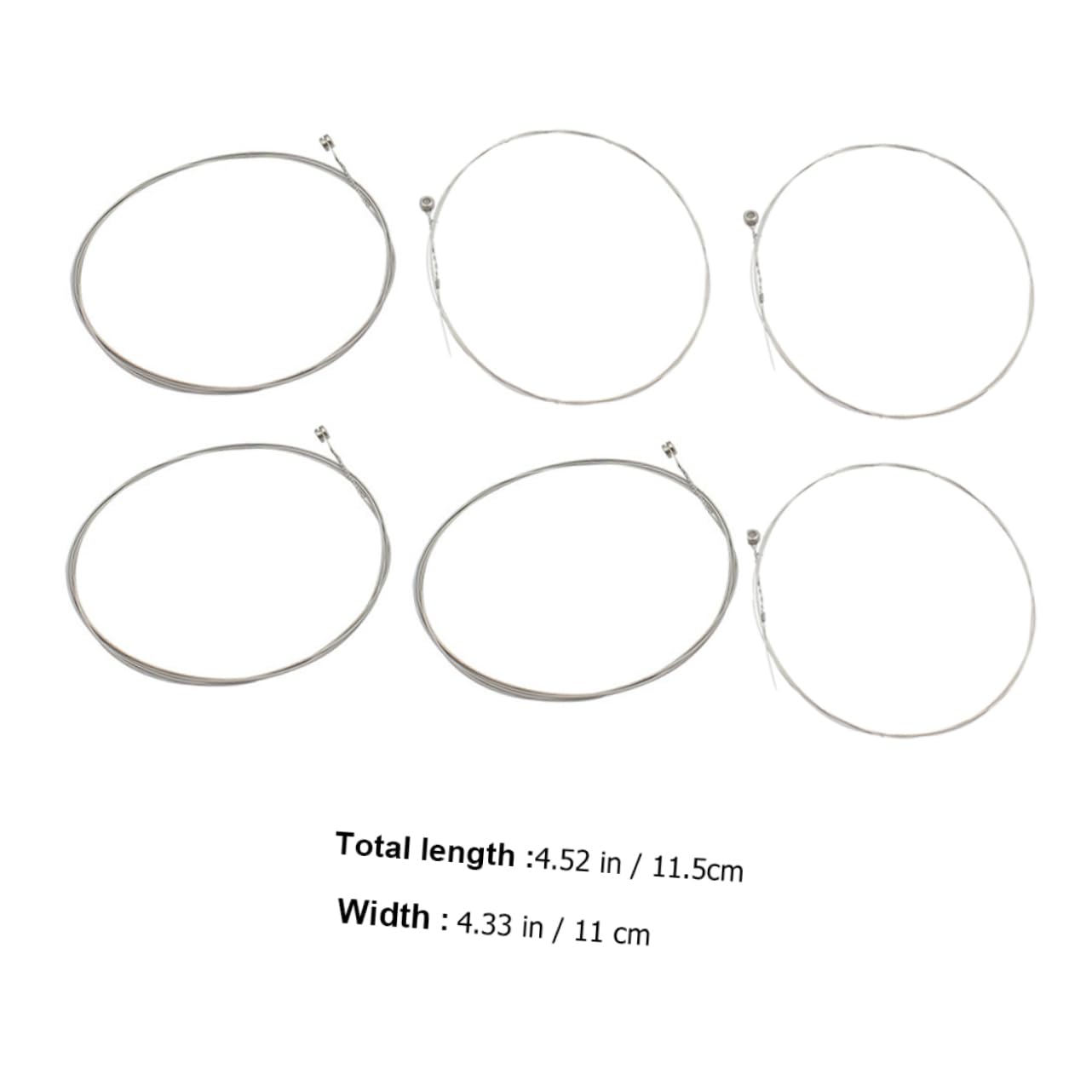 Generic Stainless Steel Electric Guitar Strings Set Replacement Strings for Electric Guitars