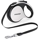 Poozonlife Retractable Dog Leash, 360° Tangle Free, 10 ft Strong Nylon Tap for Pets, Walking Leash for Small and Medium Dogs, Heavy Duty, One Button Break and Lock, Up to 33 lbs