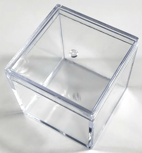 Image of 1pc Acrylic Box Tray for 1.5 inch 38.1mm Element Cubes Clear Case Periodic Table Bracket for Elements Collections Science Education Displays