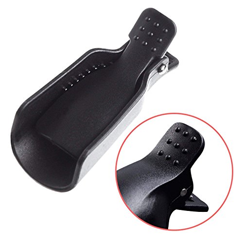 Tvoip 10 piezas clips plásticos para retirar esmalte de uñas miniatura 3