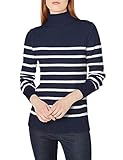 Dieser vielseitige Pullover aus 100% Baumwolle zeichnet sich allein oder als Unterlage unter einem Blazer oder Jacke aus.