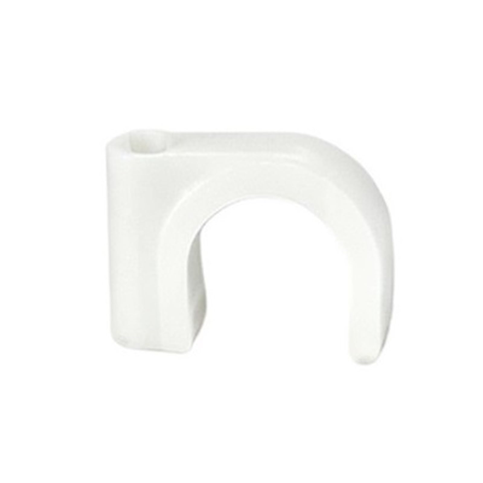 Dpnentv 6Mm 100Pcs Nail-In Cable Clips Wire Tack Clamps Wall Fixed Organizer