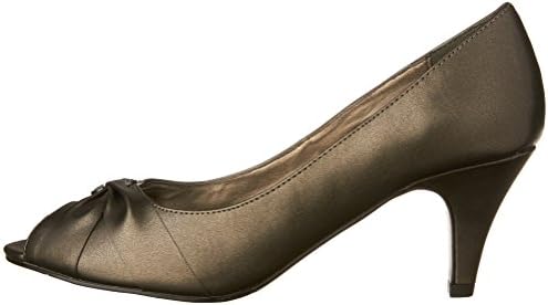 Easy Street Women'S Sunset Open-Toe Pump,Pewter Smooth,10 2A US | Image 7