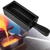 100 oz Troy Ounce Gold Bar Loaf Cast Steel Ingot Mold for Melting Refining Casting Gold Silver Coppe