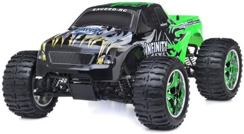 PLRB 1/10 2.4Ghz Exceed RC Infinitve Nitro Gas Powered RTR Off Road Monster 4WD Truck Sava GreenSTARTER KIT REQUIRED AND SOLD SEPARATELY