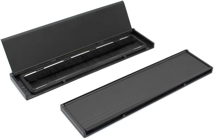 FHC FHCMS13BL Draft Free Mail Slot 3" x 11-1/2" - Black Anodized