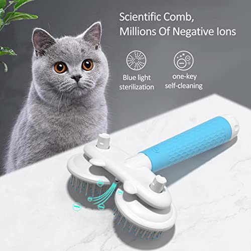 gato para cães | pelo gato, desembaraçar cães com dentes densos | cabelo elétrica para cães com íons
