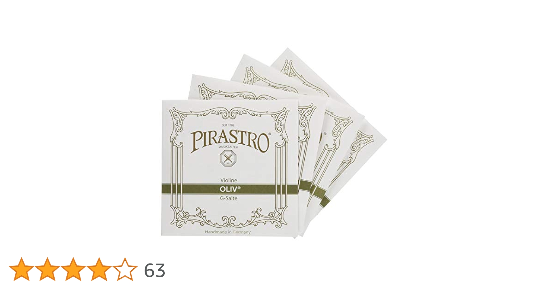 Amazon.co.jp: PIRASTRO OLIV オリーブ バイオリン弦セット(E線