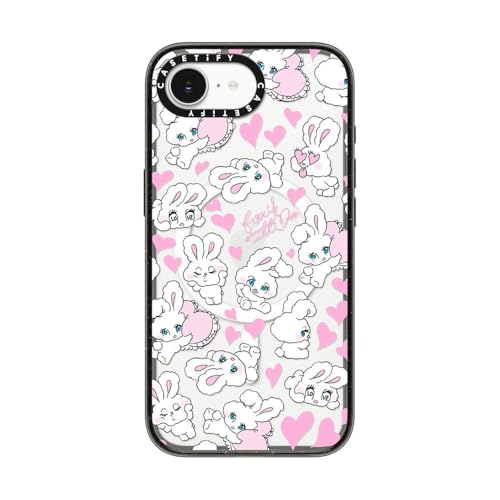 CASETiFY CpNg iPhone 16e P[X [MILKi (4x MIL-STD-810G)/2.5m̗NA/CX[dMagSafeΉ] - Sweetheart Mix - ubN