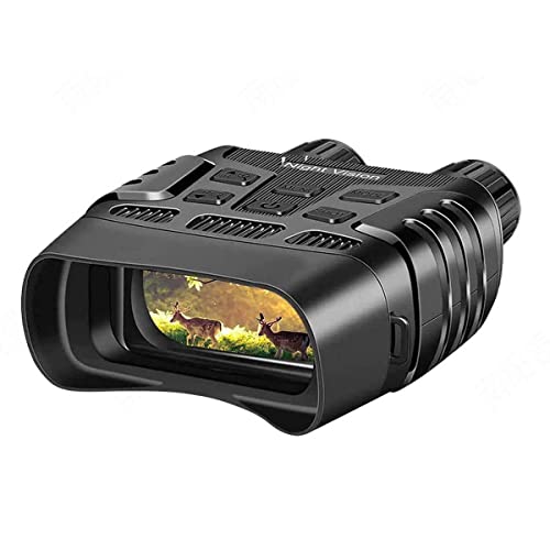 Feiyxu Digital Night Vision Binoculars for Complete Darkness,Infrared Binocular All Black Widescreen Night Vision HD Zoom Night Vision Goggles, Tactical Gear for Hunting & Security