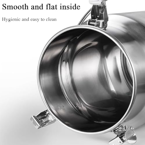 Contenedor de transporte de líquidos, acero inoxidable con tapa sellada de silicona para almacenamiento de bebidas