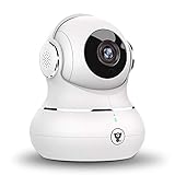 【AUTOMATISCHE ÜBERWACHUNG 】- MOTION TRACKING: Die Kamera erkennt und verfolgt sich bewegende Objekte und zeichnet ein 10-Sekunden-Video der erkannten Aktivität auf - PANORAMISCHER MODUS: wlan Camera 1080p überwacht den gesamten Raum mit 360 °, indem er sich alle 10 Sekunden um 20 ° dreht. BUCHMARKEN-MODUS: Möglichkeit zur automatischen Speicherung und Überwachung von bis zu 8 Lieblingsorten