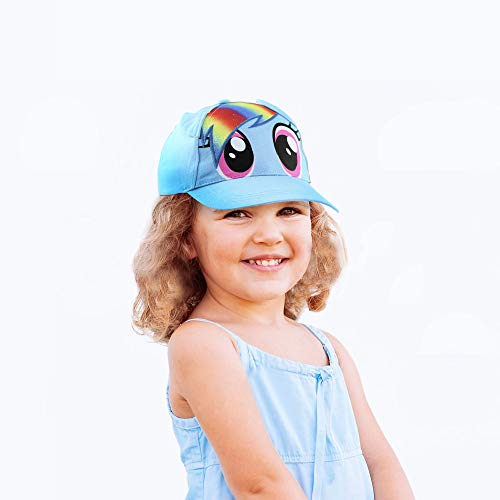 Hasbro Girls Baseball Cap, My Little Pony Adjustable Kids Hat For Ages 4-7 Blue #TOP1