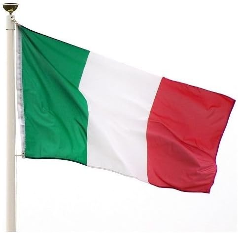 AES 5x8 ft Flag of Italy Italian Tricolor Flag Rough Tex Knitted 5'x8' Banner