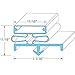 Door Gasket For Delfield - Part# Mcc13799