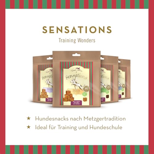 Terra Canis Sensations - Training Wonders 90g I Ideal für Training und Hundeschule I Premium Snack für Hunde in 100% Lebensmittelqualität Aller Rohstoffe I Getreidefrei & glutenfrei (Pute)