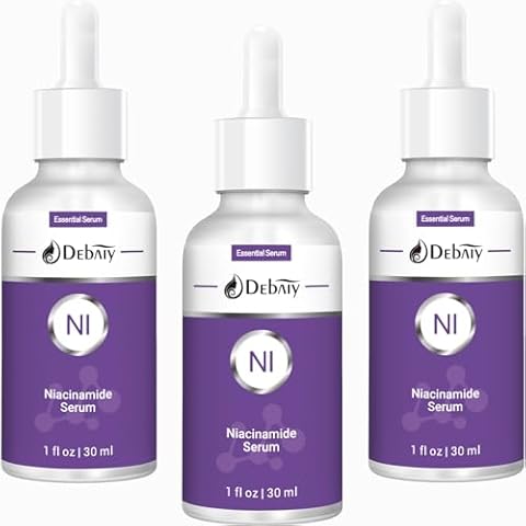 3 Pack Niacinamide Serum with Ceramide for Face Moisturizing Inhibits Melanin & Restore Skin Natural, Anti-Aging and Shrinks Pores (1Fl.Oz / 30ml) Cover
