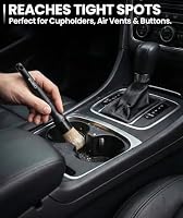 EVEO Car Detailing Brush Set - (3 Pack) Car Detailing Kit Interior, Car Interior Detailing Kit Car Detailing Brushes - Car Cleaning Brush, Car Detailing Brushes, Car Detailing Tools | Soft Boars Hair — image 4