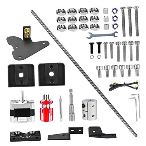 ORFOFE Twin Screw Accessories Ender Dual Z Upgrade Kit for Lead Screw Stepper Motor Printer Accessories Compatible Ender