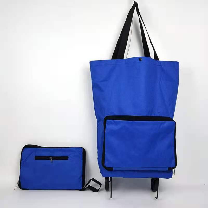 TONIJAWES Faltbare Einkaufstasche Mit Rädern, Multifunktionaler Einkaufstrolley Einziehbare Faltung, tragbar und tragbar… – Bild 5