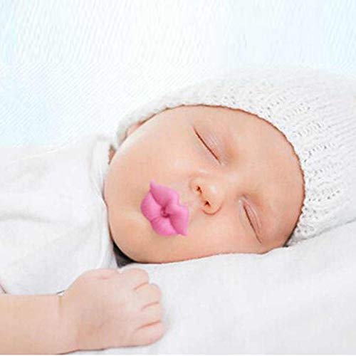 Solifegoble Mustache Pacifier，Kissable Mustache Pacifier，Funny Baby Pacifier, Pacifier 0-6 Months, Bpa Free, 3 Pack #TOP6