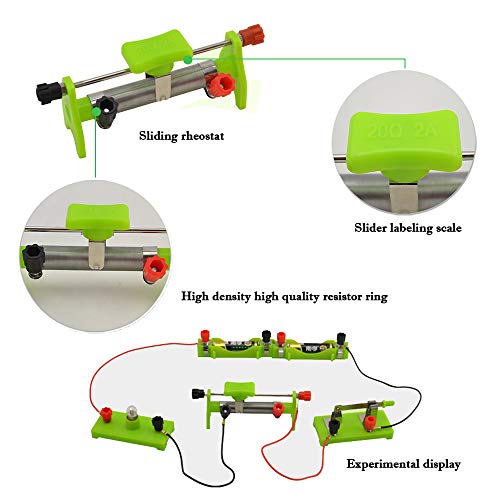 STEM Physics Class Physics Science Basic Circuit Electronics Exploration Kit Electricity and Magnetism Experiment for Kids Junior Senior High School Students Electromagnetism Elementary Electrical