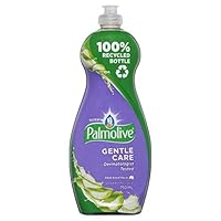 Palmolive Ultra Strength Concentrate Dishwashing Liquid, 750mL, Gentle Care, Hypoallergenic, Dermatologist Tested, With Aloe Vera Extracts