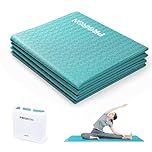 PROIRON Foldable Yoga Mat 4mm, Portable Folding Exercise Mat for Travel, Non Slip Yoga Matt for Women, Excercise Mat for Gym Home, Pilates, Workout, Fitness, Stretching, Lightweight & Small