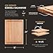 John Boos CB Series Rectangular Wooden Maple Cutting Board 24”x18” – 1.5” Thick, 18-lb Reversible Butcher Block with Juice Groove, Edge-Grain & Finger Grips – Made in the USA
