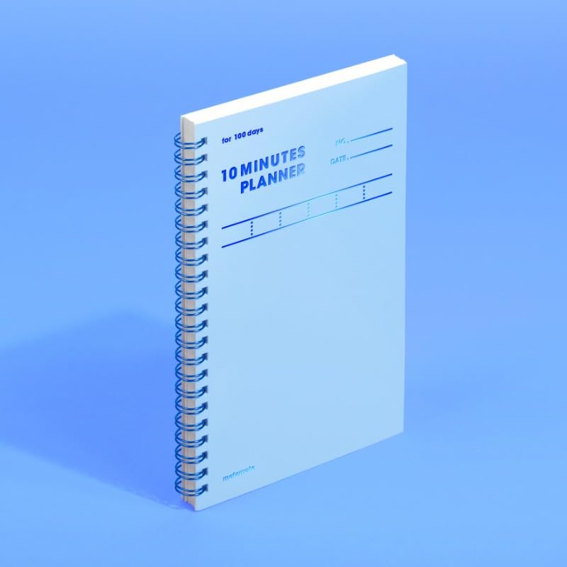 motemote 10 MINUTES PLANNER 100 Days - Undated Time Blocking Daily Planner